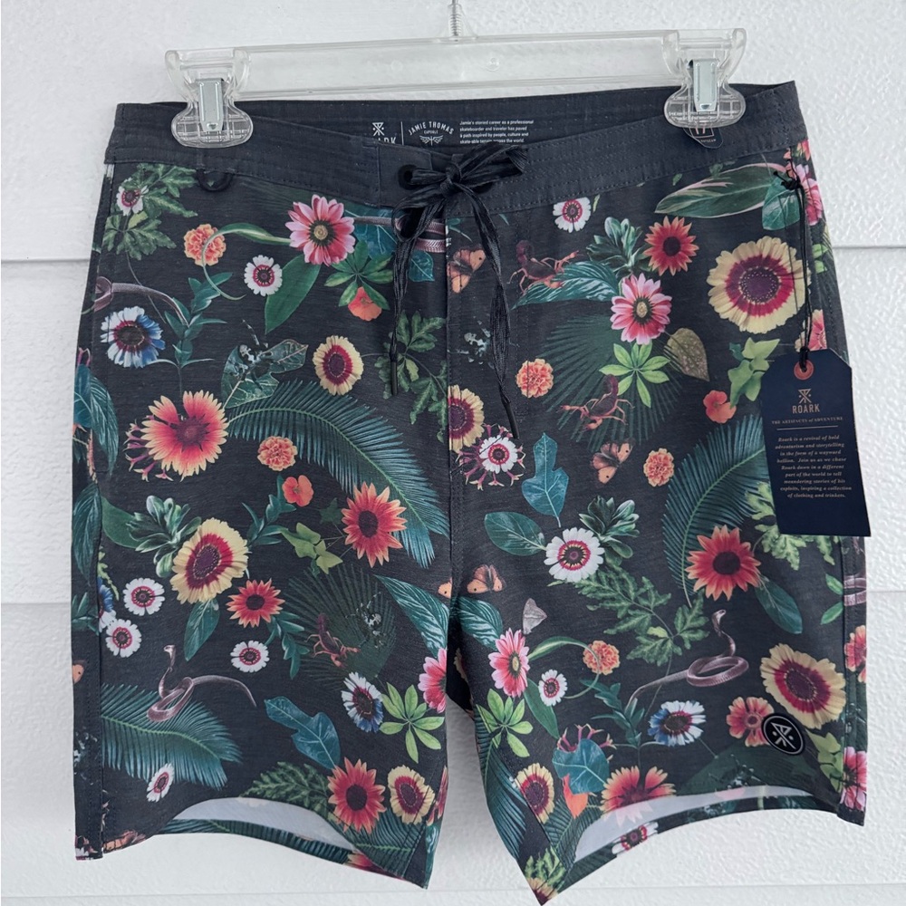 Roark Men’s Chiller 17” Boardshorts Jamie Thomas Capsule 28W Floral Print